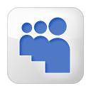 myspace, social, white icon