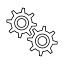 configuration, gear svg vector icon