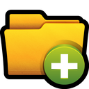 add, clear, folder, open, win icon