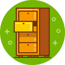 archive, chest, drawer, furniture, keep, save, stock svg vector icon