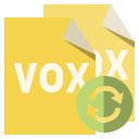 file,format,vox,refresh icon