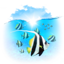 animals, fishes icon