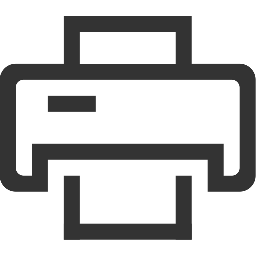 Print svg vector icon