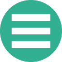green, hamburger, list, menu, navigation, stack svg vector icon