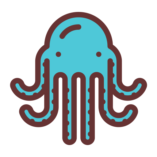 Octopus svg vector icon