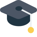 cap, education, hat, school svg vector icon