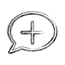 add, comment, new, productivity, shape, social svg vector icon
