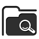 folder, search icon