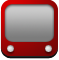 tv, youtube icon