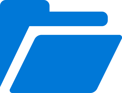 Folder svg vector icon