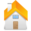 house,yellow,home,building icon