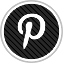 media, online, pinterest, social svg vector icon