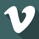 social, vimeo svg vector icon