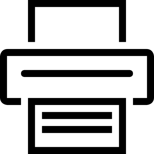 Printer svg vector icon