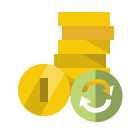 coin,refresh icon