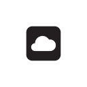 cloud, media, social svg vector icon