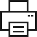 print, printer svg vector icon