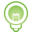 basic, bulb, green, light icon