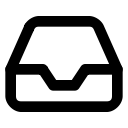 inbox svg vector icon