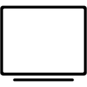 computer, desktop, display, monitor, screen, television, tv icon
