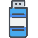 computer, device, office, usb svg vector icon