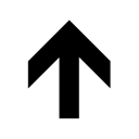 arrow,arrow up,up,ascend,rise,ascending,upload,increase icon