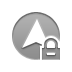 arrowhead,up,lock icon