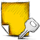 encrypted, note icon