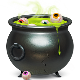 cauldron, piggybank icon