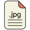 document, extension, file format, format, image, jpg svg vector icon