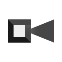 camera, movie, multimedia, rec, record svg vector icon