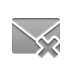 envelope,cross icon
