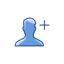 add, add contact, add friend, friend request svg vector icon