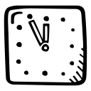alarm, clock, hour, time, timer, watch svg vector icon