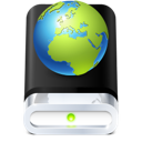 drive, globe, web icon