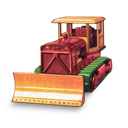 bulldozer, case icon