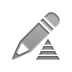 pencil,pyramid icon