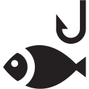 activity, fish, fishing, outdoors svg vector icon