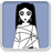 dark,girl,framed,child,kid,people,person,human,profile,account,user icon
