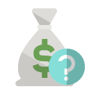 money,bag,help icon