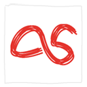 white,last fm icon
