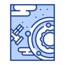 astronomy, galaxy, planetary, science, solar system, space, universe svg vector icon