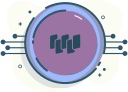 crypto, cryptocurrency, walton, waltonchain svg vector icon