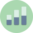 data, diagram, excel, graph, information, pills, powerpoint svg vector icon