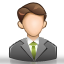 business man, user icon