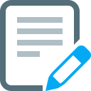 document, edit, file, page, paper, sheet, text svg vector icon
