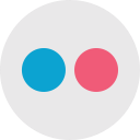 connection, flickr, internet, logo, network, social, social media svg vector icon