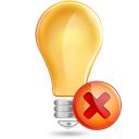 bulb,block icon