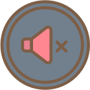 audio, media, media player, music, mute, video player svg vector icon