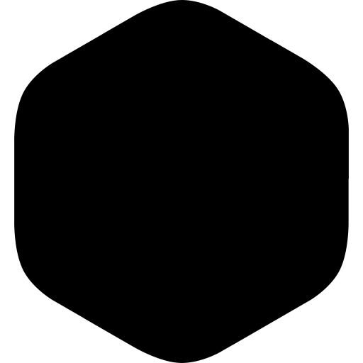 Hexagon svg vector icon